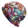 Warm Unisex Women Knitted Hats Adult Unisex Horror Game YTTDED Anime Skullies Beanies Caps Your Turn To Die Humor Bonnet Hats