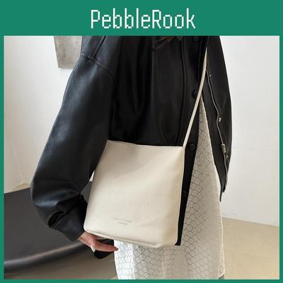 Trendige Retro Französische Schultertasche 2024 Stilvolles Einzigartiges Design Modische Beuteltasche in Schwarz Weiß Braun und Khaki