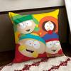 Cartoon Anime SSouth PPark Cushion Cover Reversible Soft Durable Pillow Cover Home  Car MultiScene Use for Daily Comfort