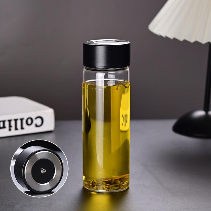 Shui Yi Bei Single-Layer Borosilicate Glass Tea Cup with Infuser