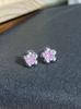 Delicate Flower Stud Earrings Ins Simple and Advanced