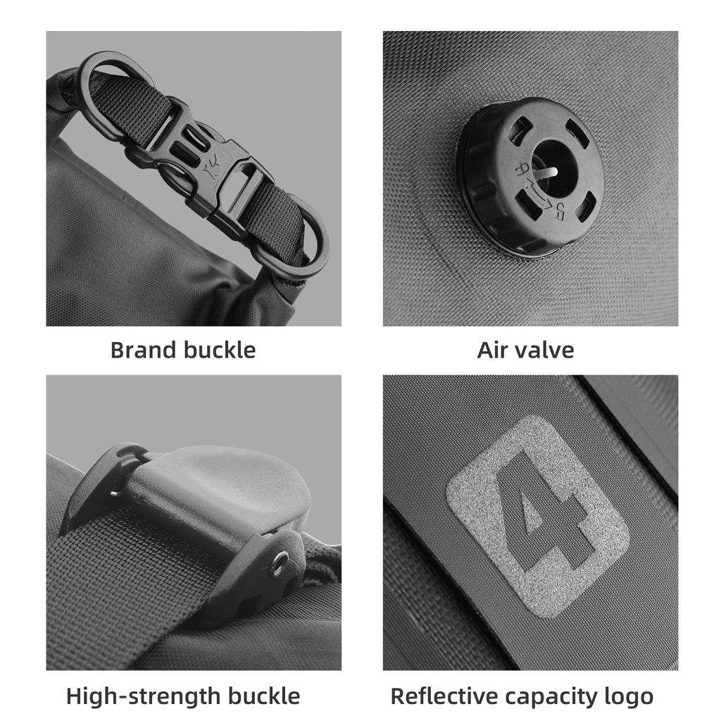 Rhinowalk Waterproof Bicycle Front Fork Bike Pannier Saddle Fork Bag 4L Bicycle Bag for Mountain Bikes and Road Black Bag, Bag, Bag, Rack, Bikes,