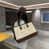 Women's business trip storage bag large-capacity splicing large-capacity hand luggage bag simple Korean version underarm fitness bag