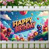 Celebration Backdrop Fun Party Decoration Birthday Banner Balloon Gift Display For Event Celebration Fun Atmosphere