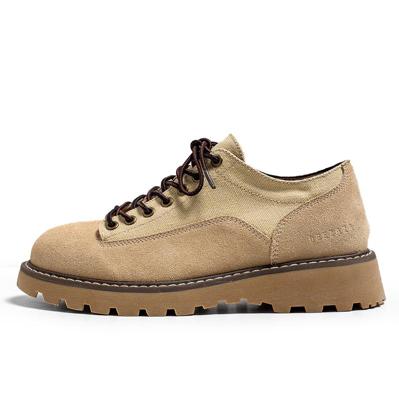 2025 Classic Brand Men's Genuine Leather Casual Shoes Thick Soled Handmade Soles Men's Oxford Shoes Retro Workwear Shoes