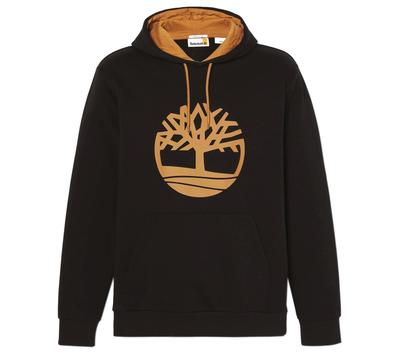 Baum Logo Hoodie - Herren Kapuzenpullover Schwarz TB0A626U-001 ORIGINAL