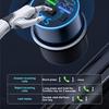 Car FM Transmitter Handsfree Car AUX Radio Modulator MP3 Player with Volt display 66W Dual PD Type-C USB Super Fast Charge