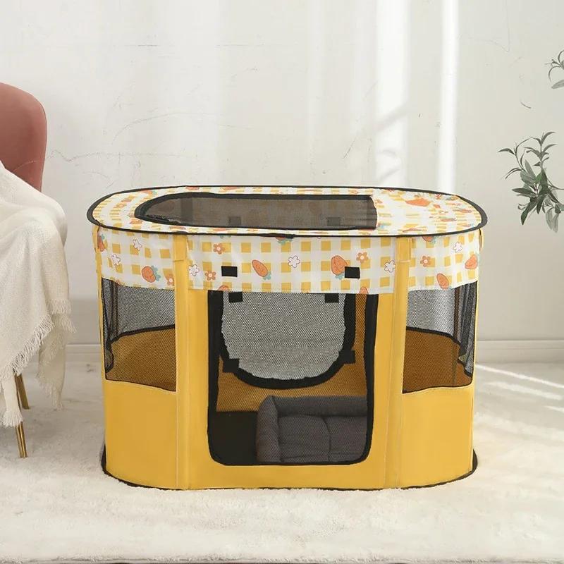 Foldable Pet PlaypenPortable Pet Tent Cat Delivery Room For Pet Birthing Center Crates Kennel Outdoor Indoor Dog Playpen