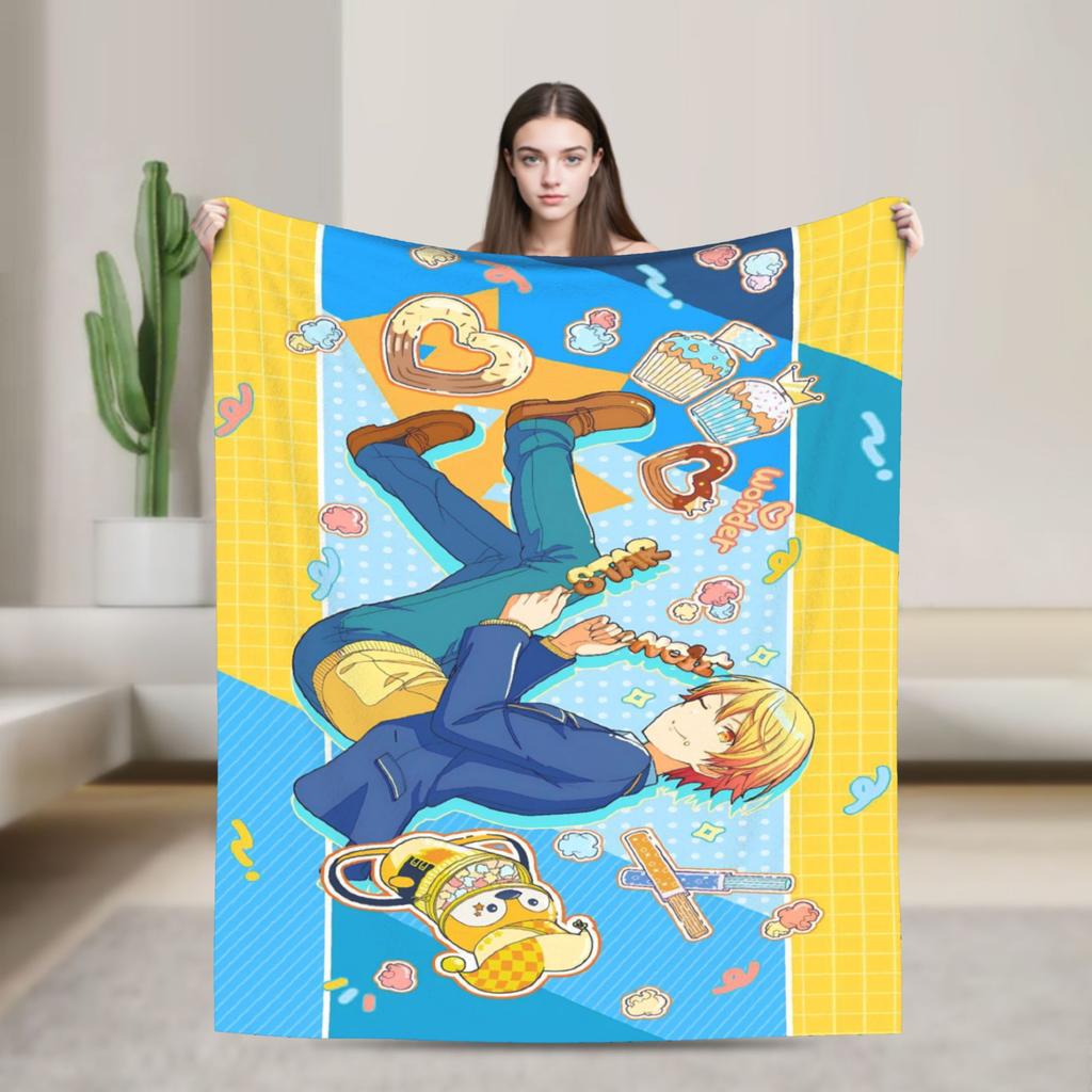 Tsukasa Tenma Blankets  Super Soft Novelty Plush Bedding Throws For Boy Girl Bedroom Flannel Bedspread Bed Cover
