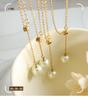 Elegant Adjustable Tassel Pearl Drawstring Women's Jewelry