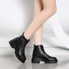 2025 Women's British-Style Martin Boots: Autumn/Winter, Trendy Korean Short Design with Thick Soles & Plush Lining for Versatile Student Look.