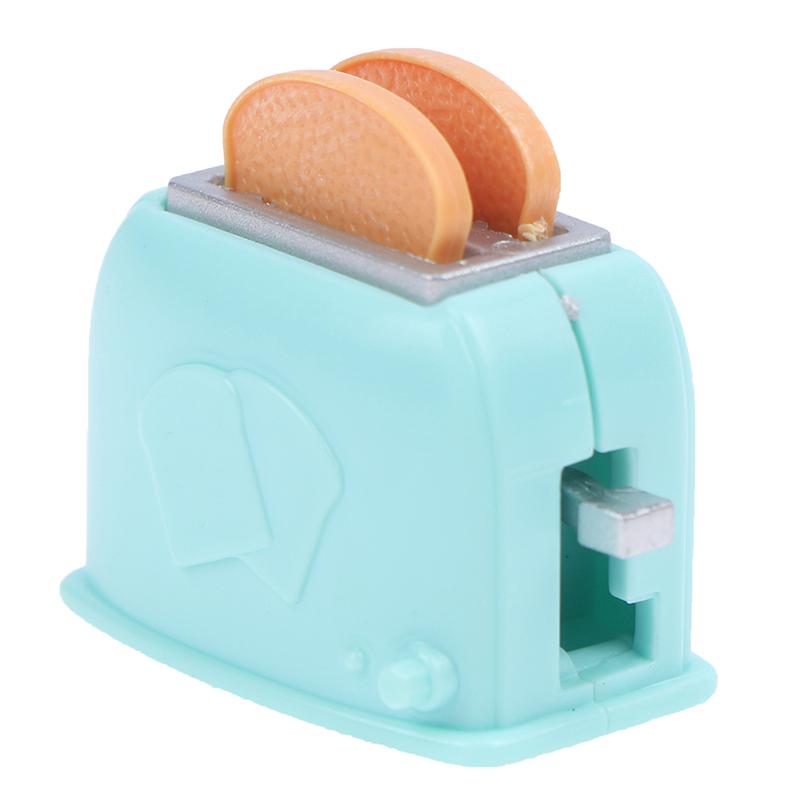 1 шт. Миниатюрная хлебопечка для кукольного домика в масштабе 1/12 с тостами, милые украшения, тостер, мини-аксессуары для кукольного домика, 4 стиля