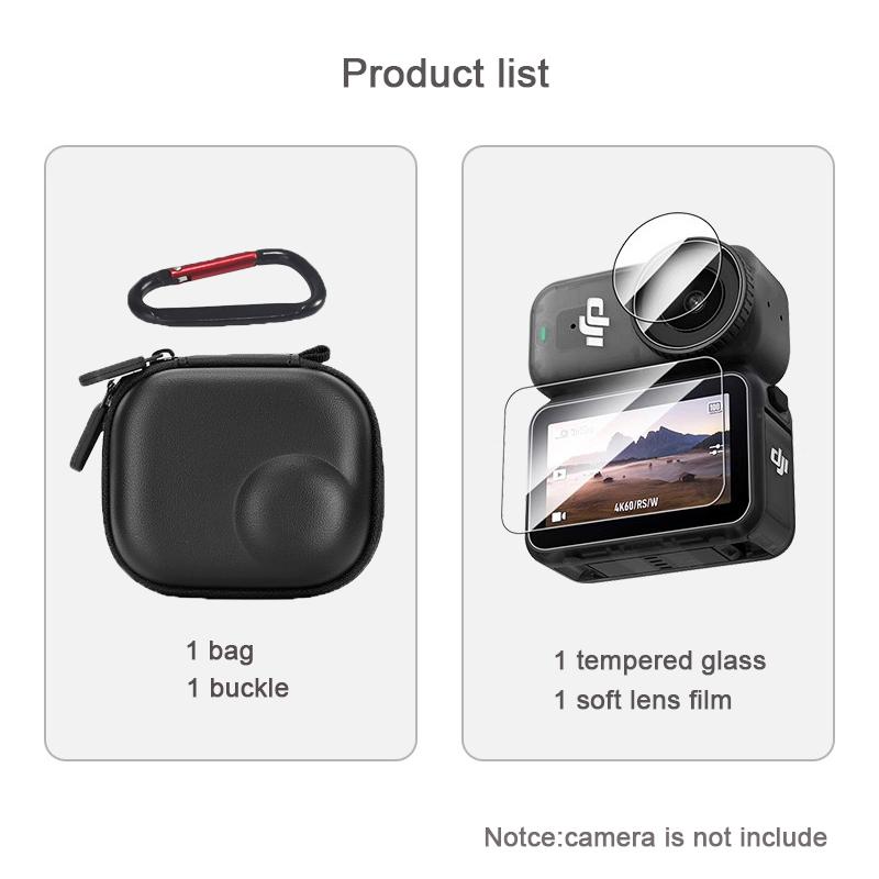 Mini Storage Bag Travel Carrying Case for DJI Osmo Nano Screen Protector Glass Fim for DJI Osmo Nano Camera Accessories