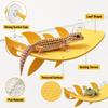 PLA Lizard Habitat Leaf Suction Cups Basking Rest Terrace  Reptile Basking Area