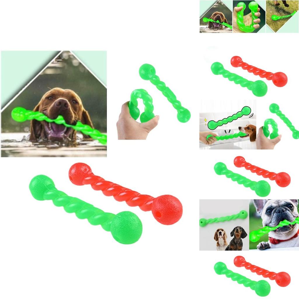 Interactive Rubber Chew Stick For Dogs Ideal For Teething Puppies And Aggressive Chewers