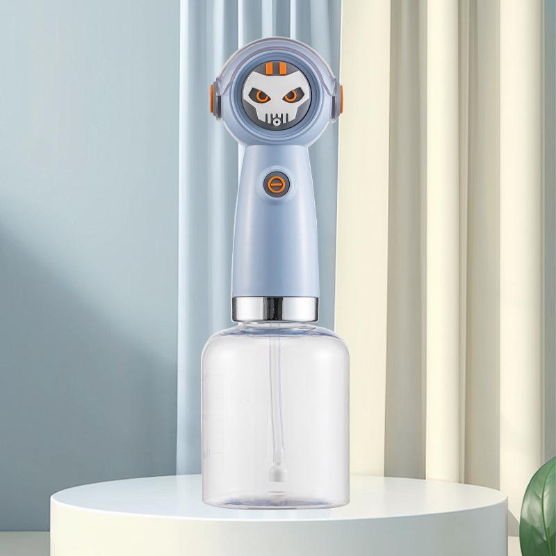 Blue White Pet Cat Dog Bubble Maker Dog Shower Automatic Bubble Maker Cat Shower Gel Bubble Maker Charging Bubble Maker