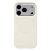 For iPhone 17 Pro Max Case Compatible with MagSafe Skin-Touch Leather + PC Back Cover