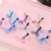 10 STÜCKE Neue Niedliche Prinzessin Mesh Doppellagige Schmetterling Mädchen Haarnadeln Kinder Kopfschmuck Haarspange Haarclips Haarschmuck