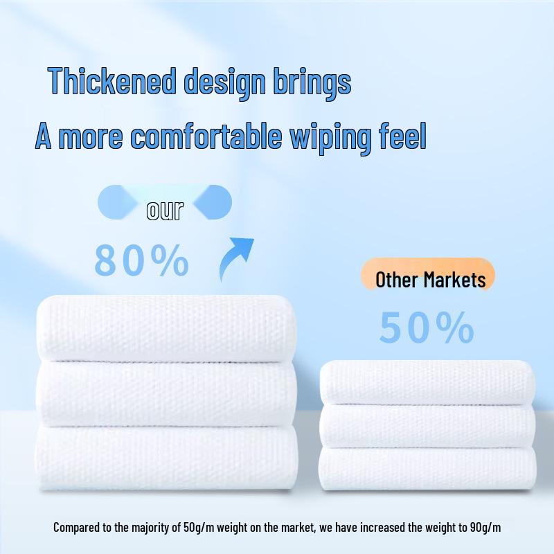 Ultra-Thick Disposable Bath Towel for Travel - Quick-Drying, Absorbent, Lint-Free Shower Towel