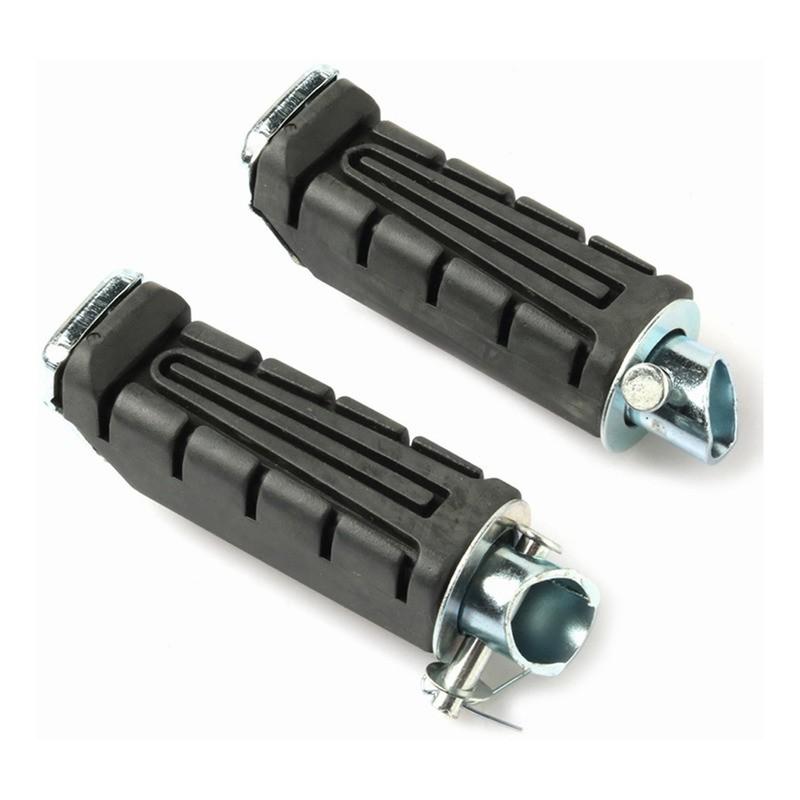Motorcycle Rear Footpeg Pad Yamaha YBR125 JYM125 Tianjian 125 Black Rubber Step