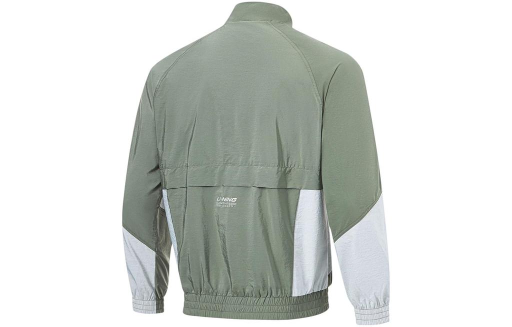 Li Ning Fitness Series Jacket Men's Gray Green AFDT385-4