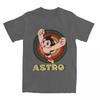 Astro Boy Vintage Anime Astroboy T-Shirts Men Novelty 100% Cotton Tees Crewneck Short Sleeve T Shirt Plus Size Clothing
