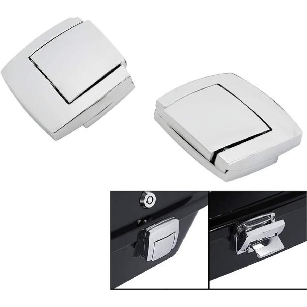 Chrome Tour Pack Pak Latches Fits For Harley Touring Street Electra Road Glide Ultra Classic FLHTCU FLHTC Limited FLHTK Anniversary FLHTCUSE8