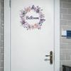 Beautiful Flowers Wall Stickers Toilet Bathroom Door Decoration Mural Home Decor Self-adhesive Beautify Wallpaper