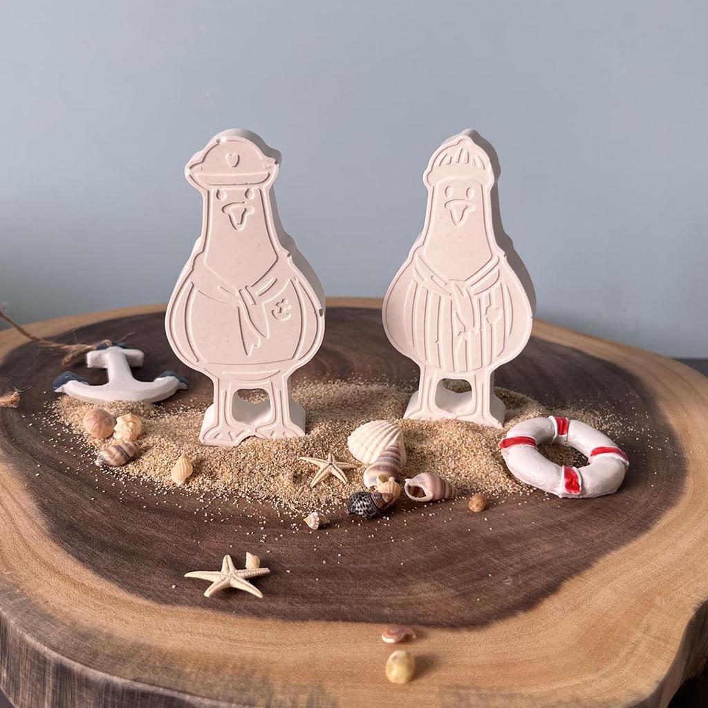 Seagull Silicone Mould Captain Seagull Car Mould Seagull Plaster Ornament Drip Mould