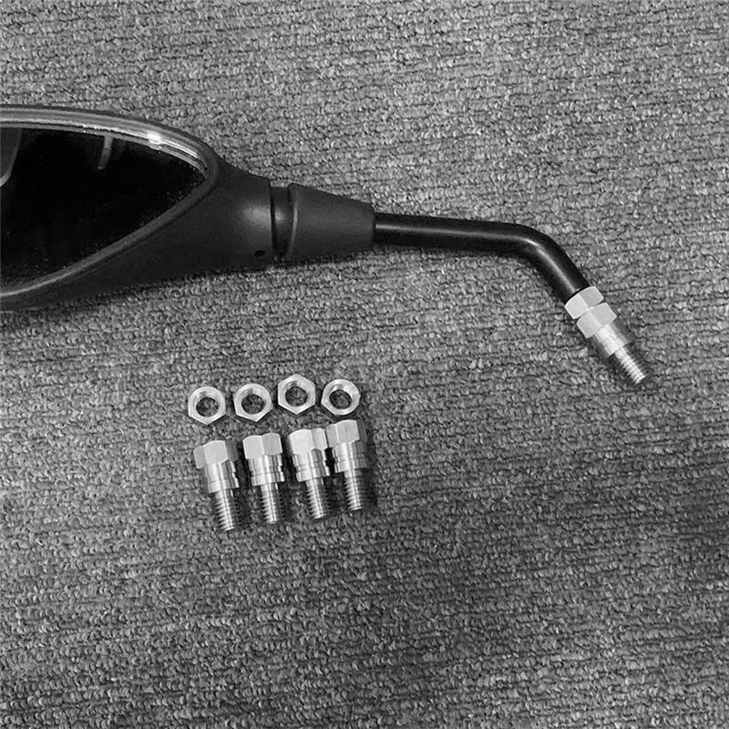 A16P-For BMW R1200GS R1250GS F750GS F850GS F900R F900XR R Nine T Motorcycle Rear Mirror Adjustment Bolt Height Adjusters(2 Pcs)