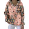 Women's Fall And Winter Printed Pullover Hooded Sweatshirt Long Sleeve Fashion Sweatshirt