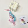 11CM Hatsune Miku Anime Figur Ängstliches Gesicht Kreative Dekoration Anhänger Süßes Mädchen Tasche Anhänger PVC Cartoon Modell Spielzeug Geschenk