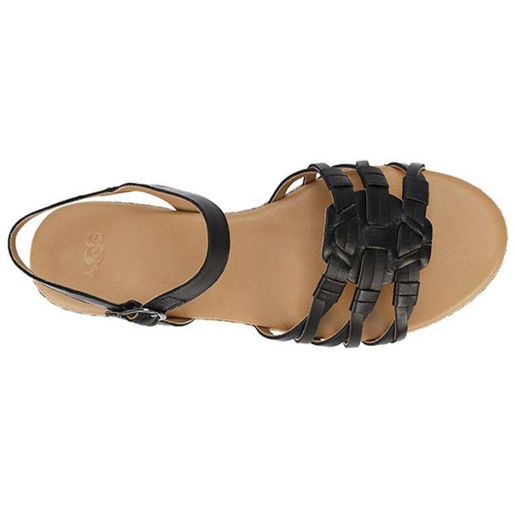 UGG Women's Larisa Black Sandals 1014950-BLK