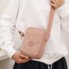 Compact Nylon Crossbody Bag with Double Zipper Closure Adjustable Strap Small Casual Purse for Daily Travel