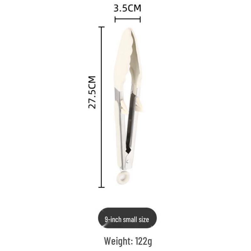 9-inch Silicone Food Tongs with Stand