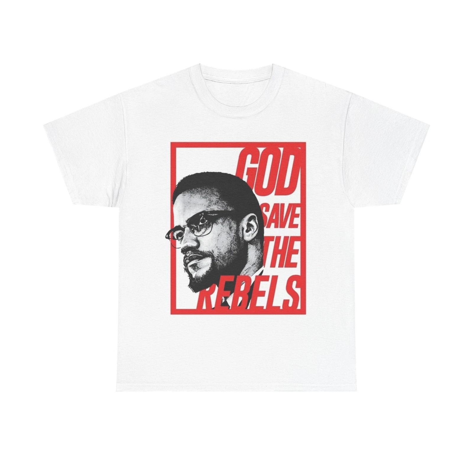 Men s and Women s T-shirts Malcom X Poster XXXL