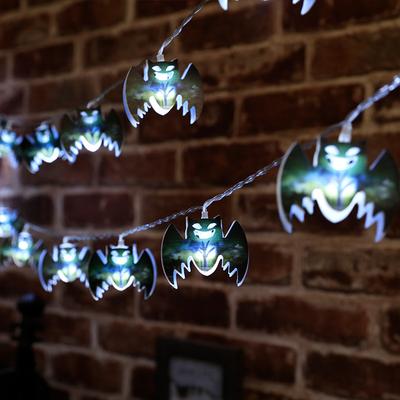 1.5M/10LEDS Halloween LED String Lights Pumpkin Horror Eyeballs Portable for Home Bar Party Scary Atmosphere Decoration