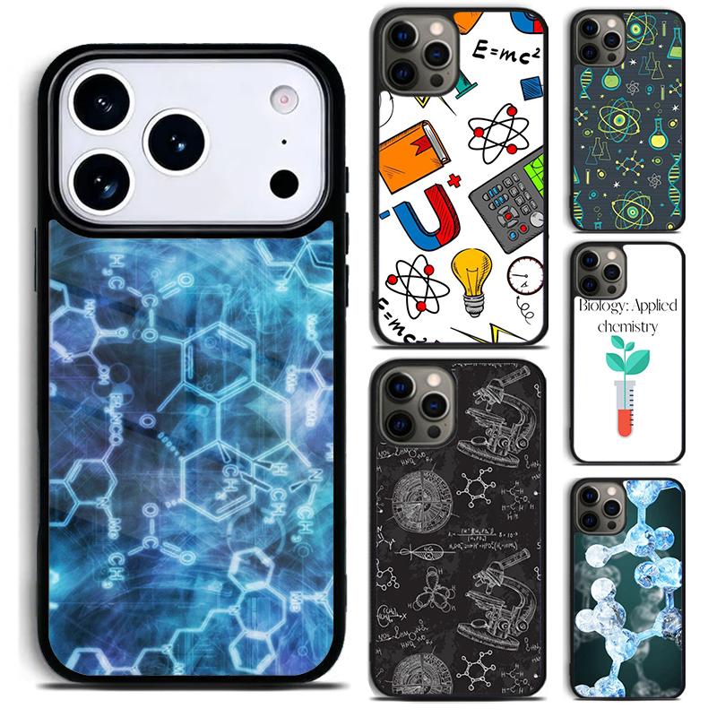 Science Biology Chemistry Phone Case For iPhone 17,16e,15,14,13,12,11,Mini,Pro,MAX soft Silicone Cover