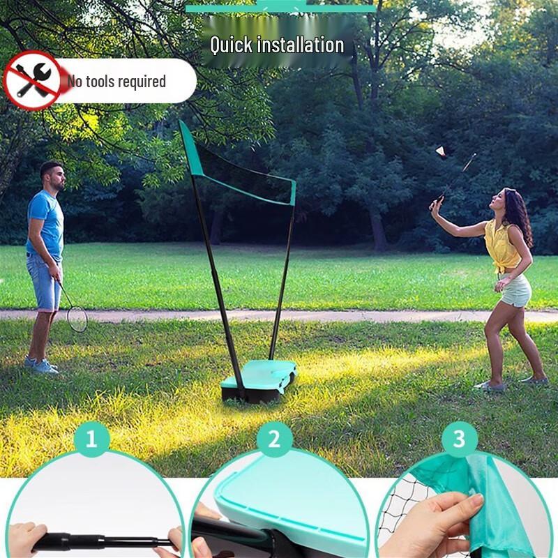 Portable Folding Badminton Net Stand Kit