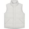 Gilet in piuma da uomo Bianco Collo alto Moderato Altro AMV23347-GYM