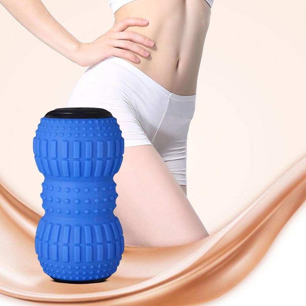 Electric Peanut Ball Ergonomic Massage Ball Rechargeable Peanut Massager 3 Speed for Myofascial Release & Muscle Recovery