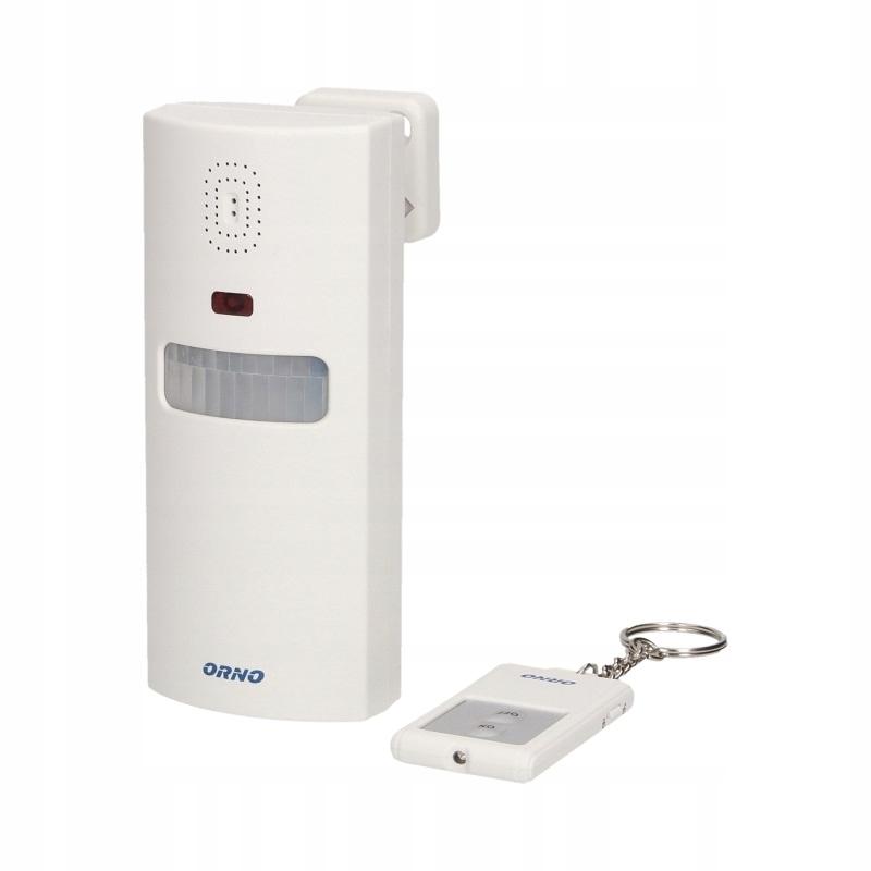 Alarm with built-in siren, remote controlled