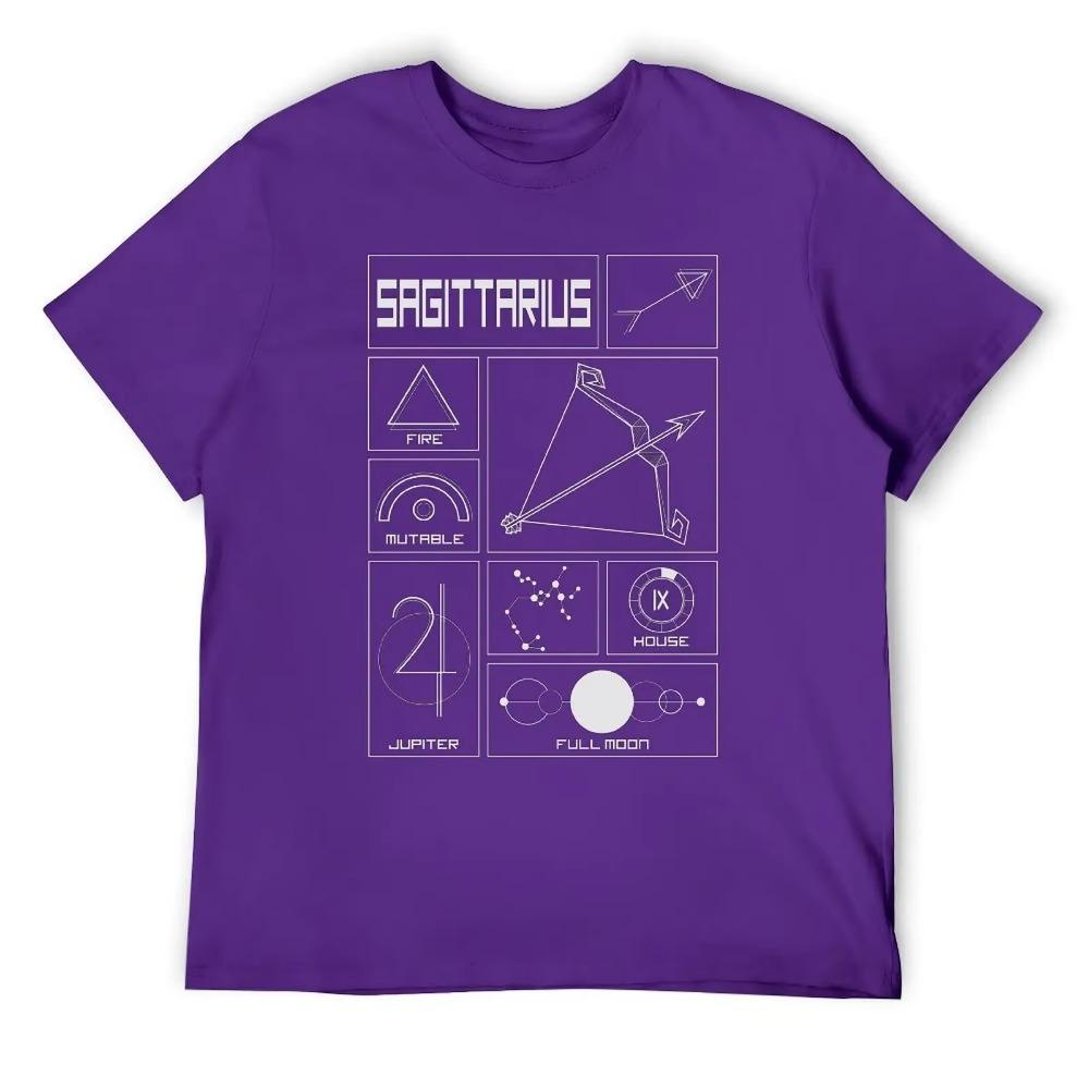 Sagittarius Twelve Constellation (8) T-shirt Harajuku Motion Tees Graphic Aactivity Competition Humor Graphic USA Size