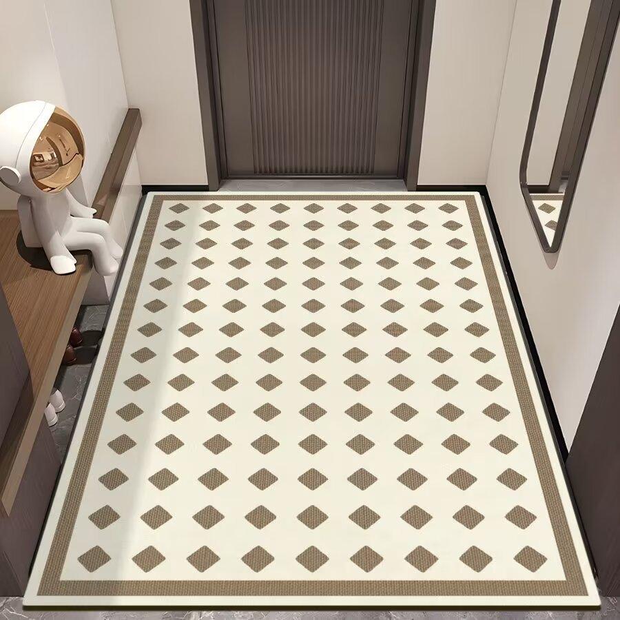 

Входной коврик можно использовать как входной коврик. Это роскошный грязеотталкивающий нескользящий коврик для ног для входа. 80 * 100CM