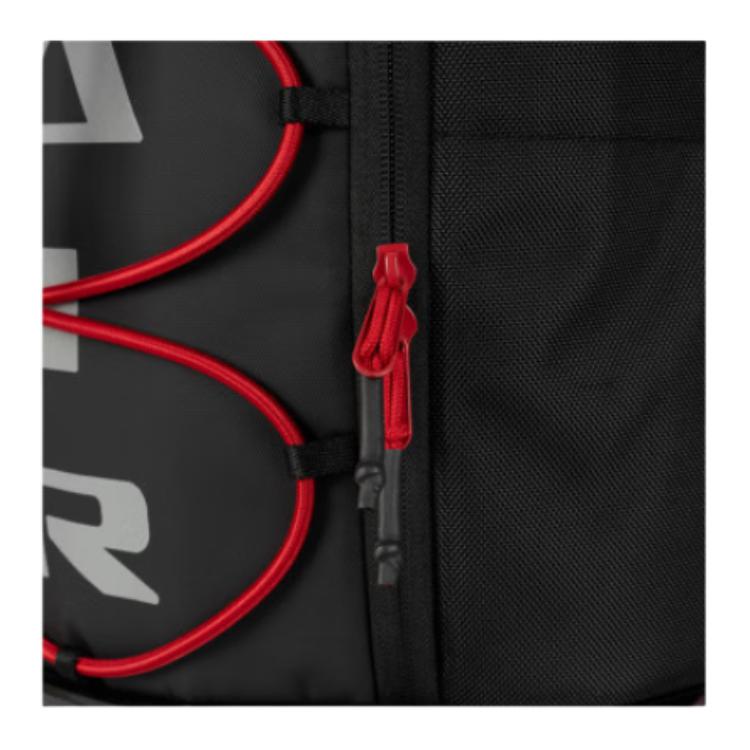 Jordan 33L Large Capacity Comfortable Casual Lightweight Backpack Unisex Backpack Black Red JD2623009AD-003