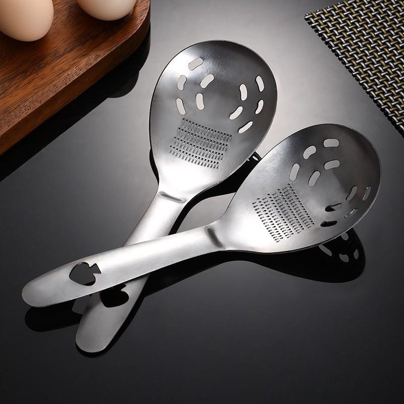 Potato Masher with 3 in 1 Design Includes Slotted Spoon Egg Separator For Efficient Multi Purpose Kitchen Cooking