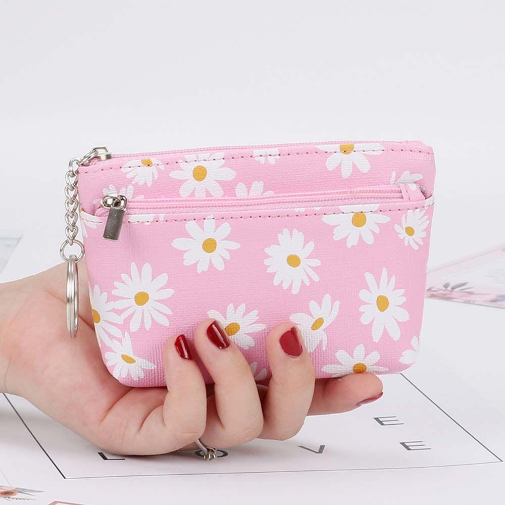 

Daisy Design Money clip Gift Key Case Zipper Bag Credit Card Holder Coin Purse Short Wallets