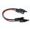 1Pair Solar Panel Flat Photovoltaic Extension Cable For Connecting Inverters Photovoltaic Installation Connection Line Connector