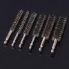 1/6Pcs Drill Bore Cleaning Brush 1/4 " Hexagonal Handle Stainless Steel Wire Brush For Anti-Rust Cleaning Of Pipe Ports 8-19Mm