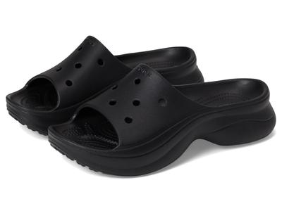 Crocs Bay 23 Black Slide, Cm, Women's,